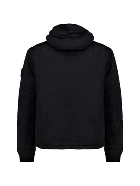 Stone Island Q100007 warp rib nylon-TCpadded hooded jacket with anti-drop finish