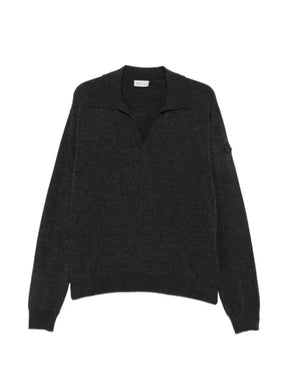 Moncler logo-patch polo sweater