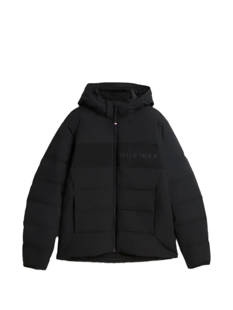 Tommy Hilfiger logo-print hooded jacket