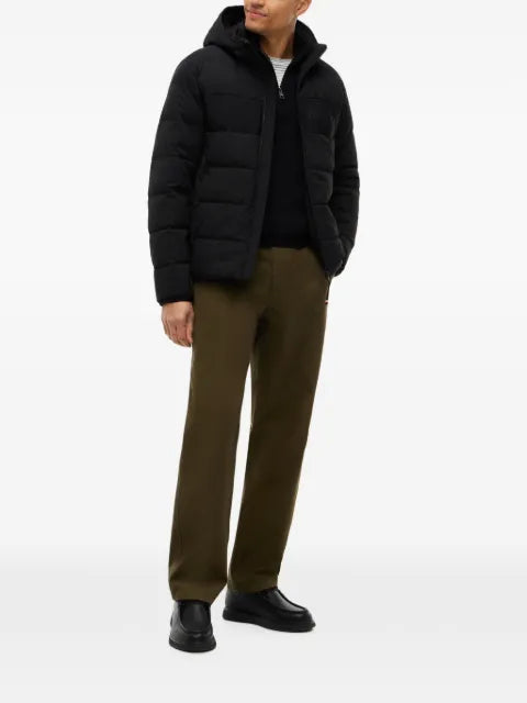 Tommy Hilfiger logo-print hooded jacket