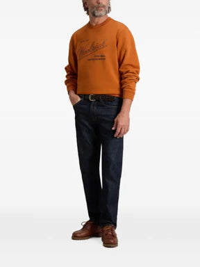 Woolrich logo-print crew-neck sweater