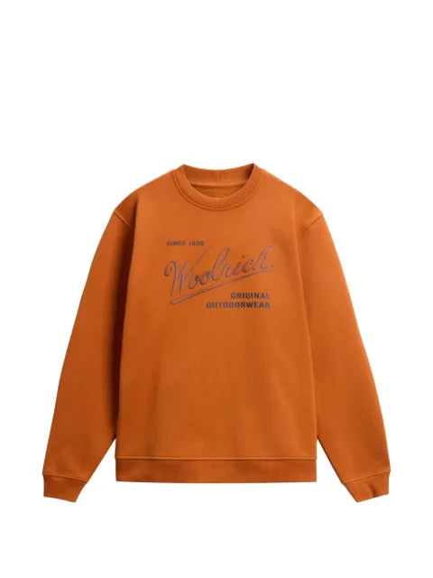 Woolrich logo-print crew-neck sweater