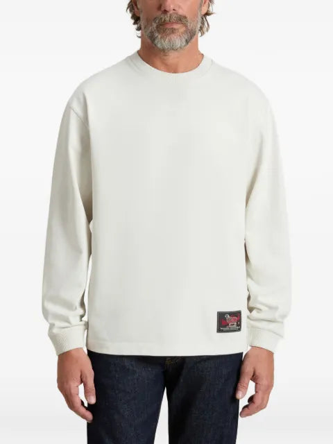 Woolrich logo-patch cotton sweatshirt