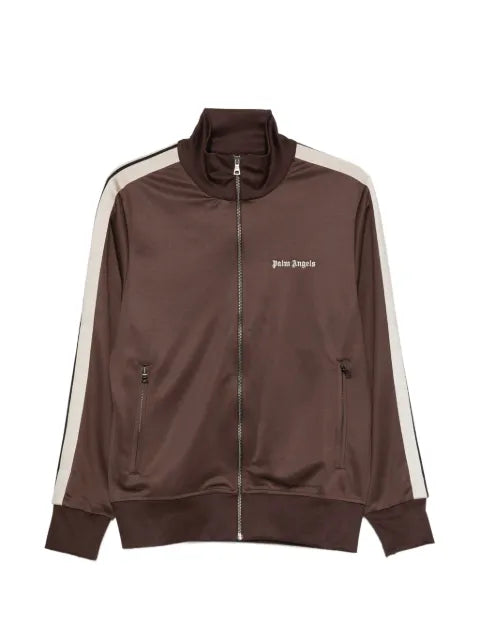 Palm Angels logo-print side-stripe jacket
