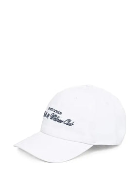 Sporty & Rich H&W Club Baseballkappe mit Logo-Stickerei