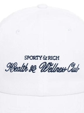 Sporty & Rich H&W Club Baseballkappe mit Logo-Stickerei