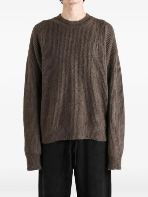 Uma Wang ribbed-knit crew-neck sweater