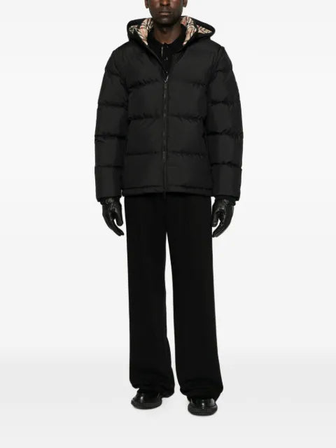 Burberry quilted hooded jacket