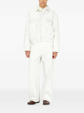 Diesel elasticated trucker jacket in denim