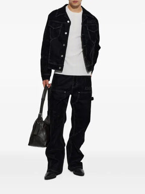 AMIRI script knit henley