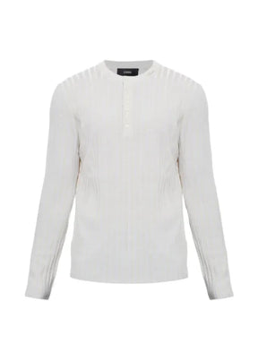 AMIRI script knit henley