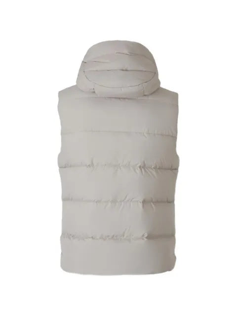 Moorer hooded padded gilet