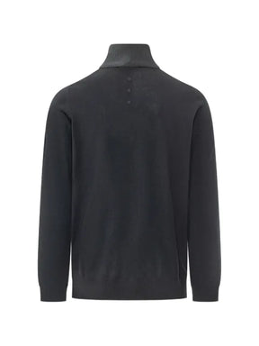Premiata quarter-zip wool sweater