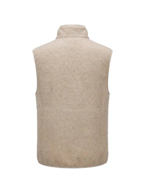 Moncler logo-patch brushed-effect gilet