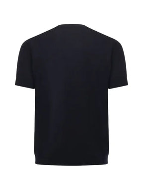 ALPHA STUDIO short-sleeved crew-neck sweater