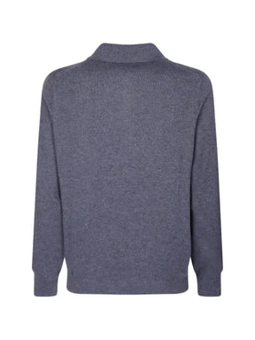 Brunello Cucinelli spread-collar knitted sweater