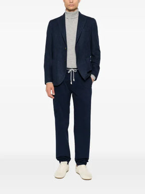 Eleventy single-breasted notch-lapel blazer 