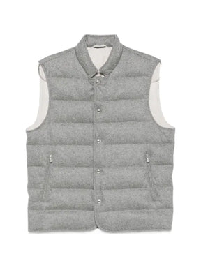 Eleventy quilted high-neck gilet