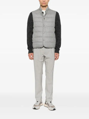 Eleventy quilted high-neck gilet