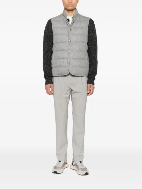 Eleventy quilted high-neck gilet