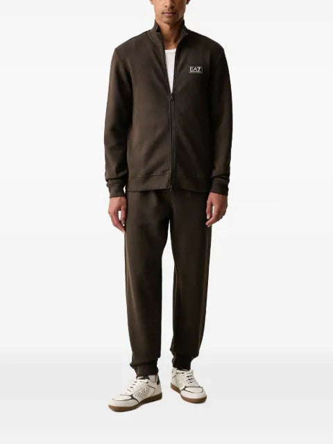 Ea7 Emporio Armani logo-patch tracksuit set (set of two)