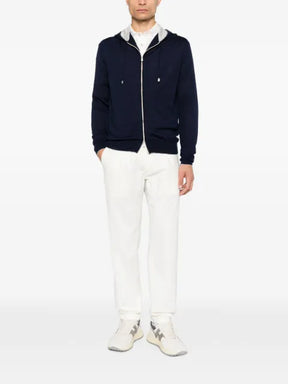 Eleventy drawstring hoodie