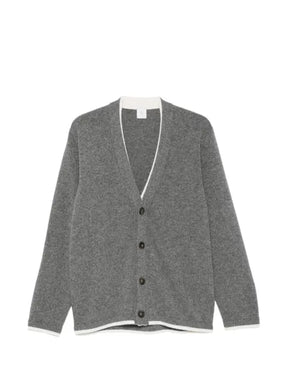 Eleventy contrast-trim cardigan