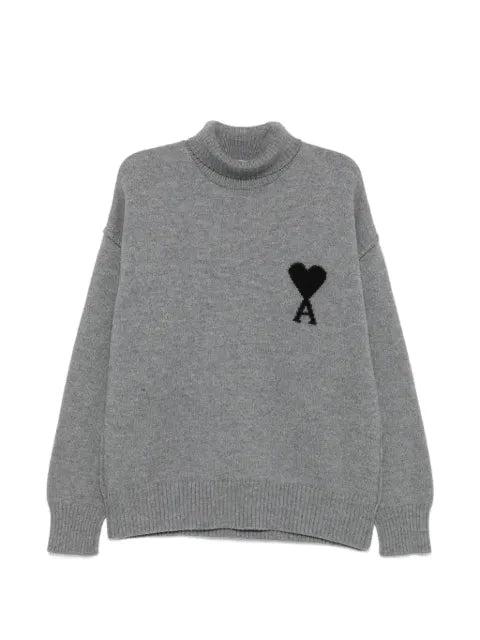 AMI Paris Ami de Coeur roll-neck sweater