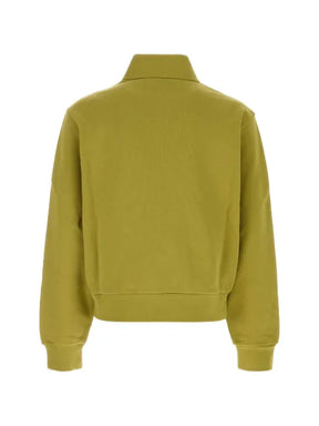 Moncler logo-patch quarter-zip sweater