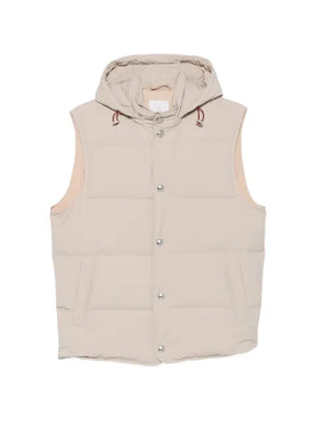 Eleventy quilted hooded gilet