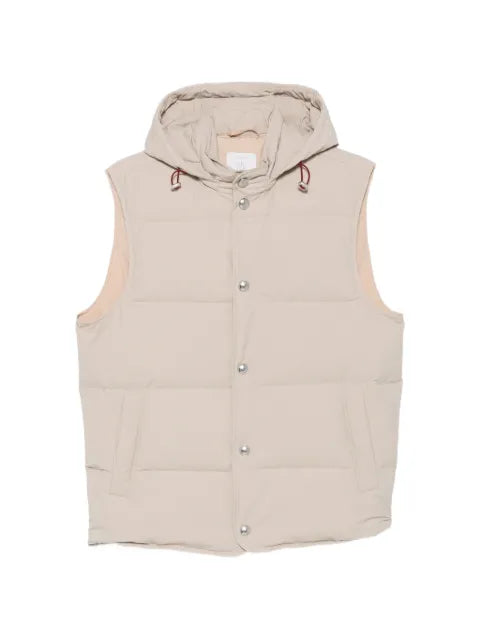 Eleventy quilted hooded gilet