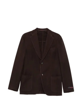 The Gigi single-breasted patch-pocket jacket