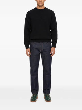 YMC ribbed-trim sweater