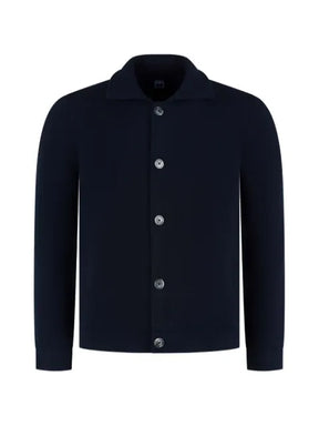Fedeli button-up collared cardigan