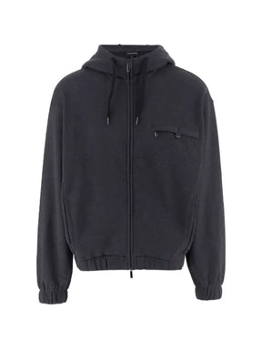 Emporio Armani zip-up hooded jacket