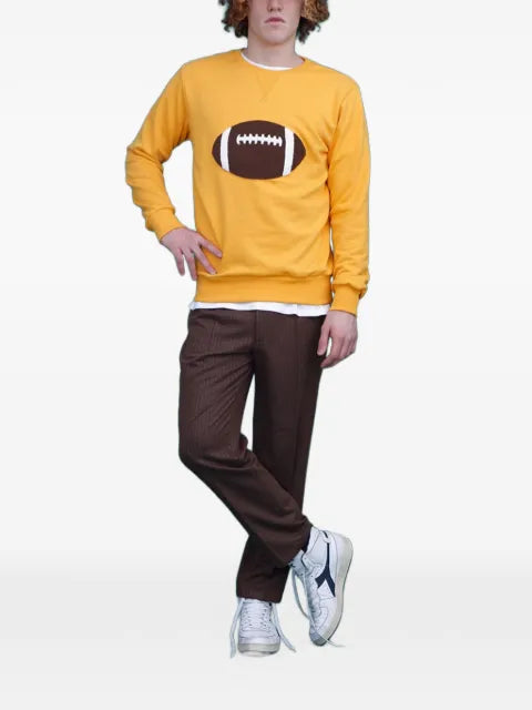 LC23 football-patch sweater
