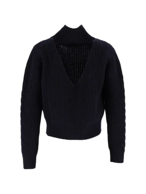 Shirtaporter cable-knit cut-out sweater