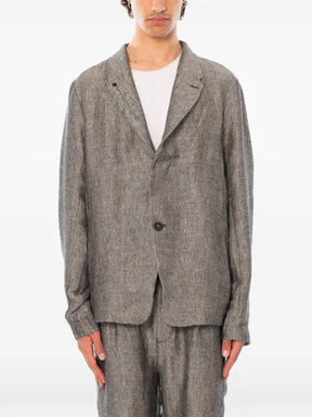 Transit two-tone linen blazer