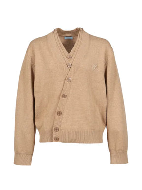 3.PARADIS layered-collar embroidered cardigan