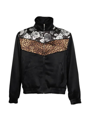 Ernest W. Baker Cheetah Rose track jacket