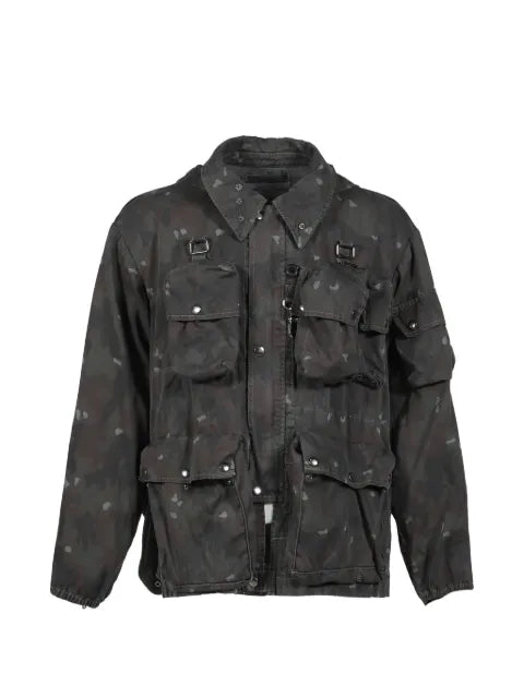DAIRIKU camouflage-print hooded jacket