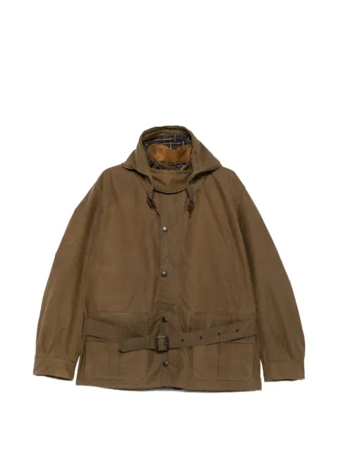 Barbour Ursula belted hooded jacket