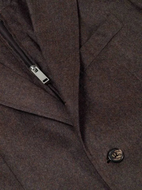 Incotex layered notched-lapels blazer