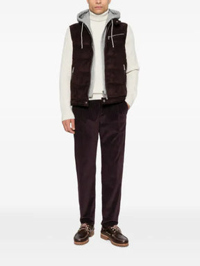 Eleventy quilted hooded gilet
