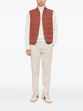 Eleventy quilted high-neck gilet