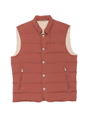 Eleventy quilted high-neck gilet
