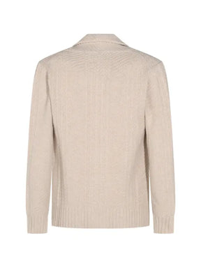 Altea shawl-collar knitted cardigan