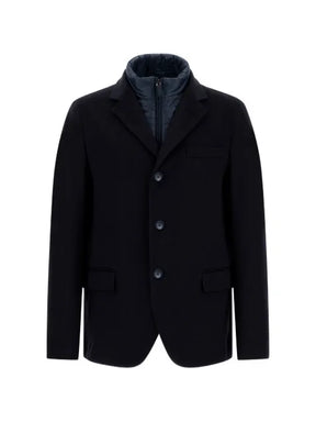 Herno Nylon Ultralight quilted-bib blazer