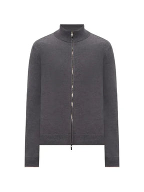 Peserico zip-up knitted cardigan