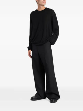  ANIPS crew-neck ribbed-trim sweater